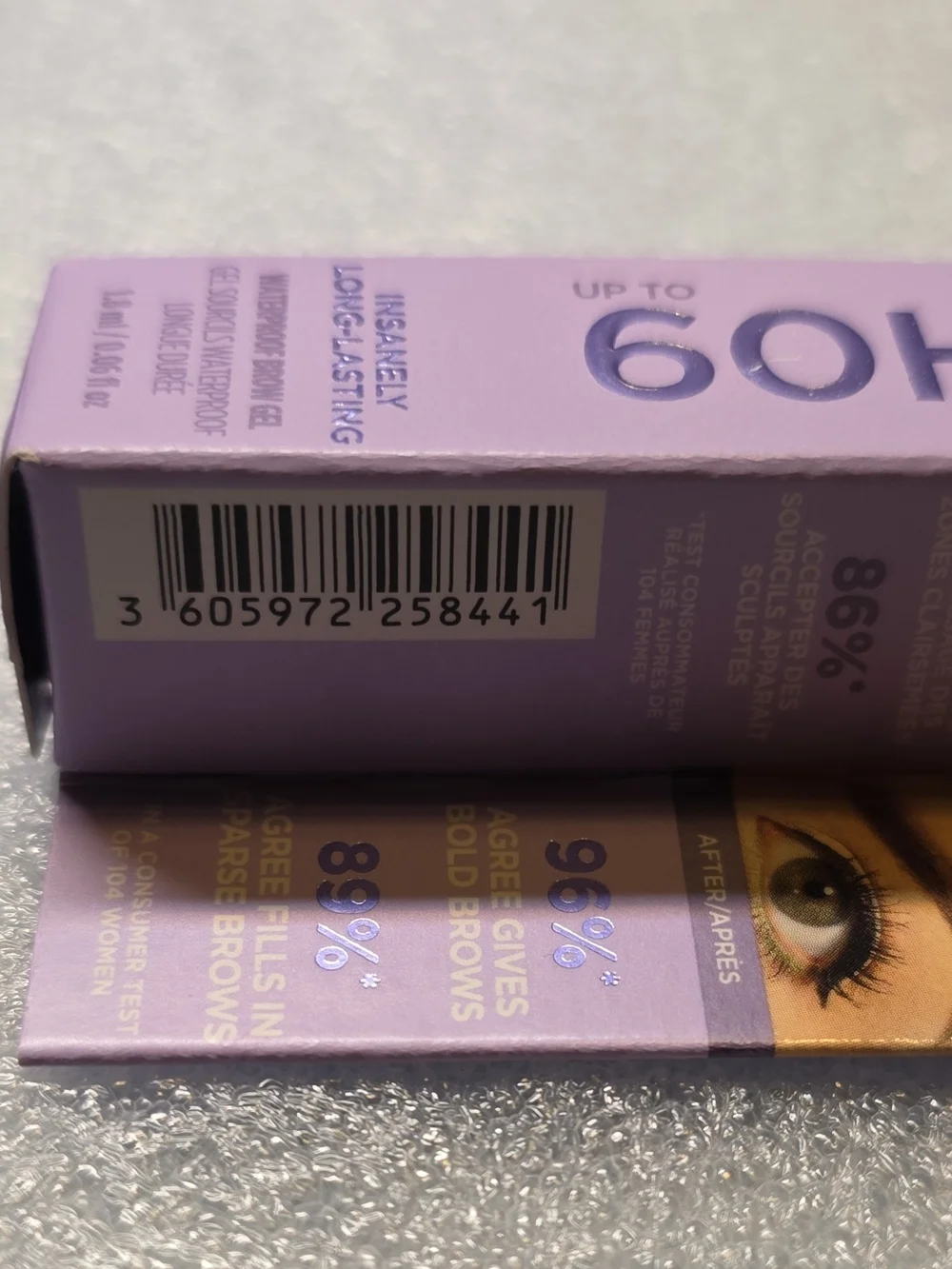 Urban Decay Inked Brow Waterproof Brow Gel - Lilac Packaging